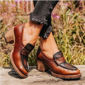 Freebird by Steven Brown and Black Leather Loafers - Bristol